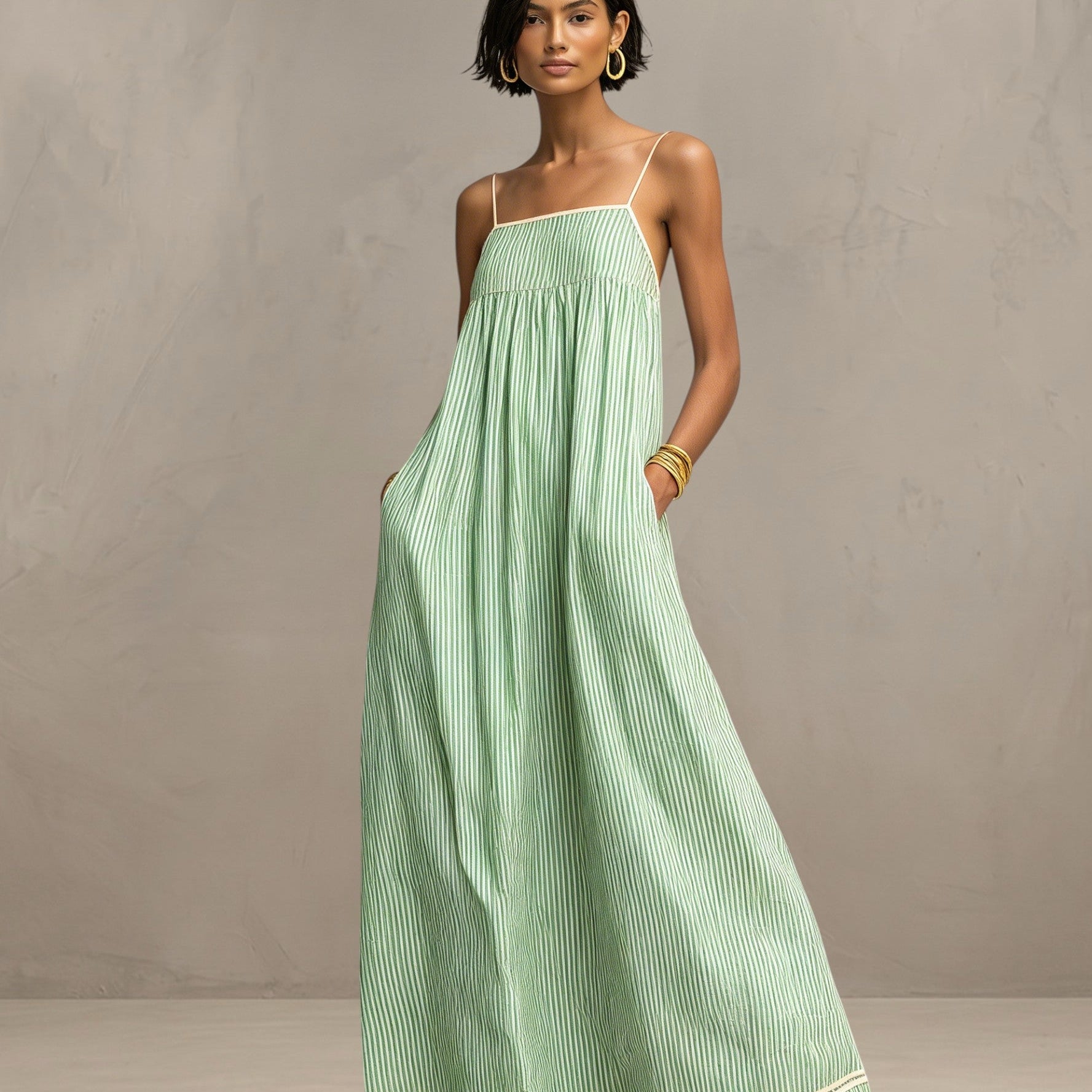 PÂMELA - VESTIDO MAXI DE VERANO