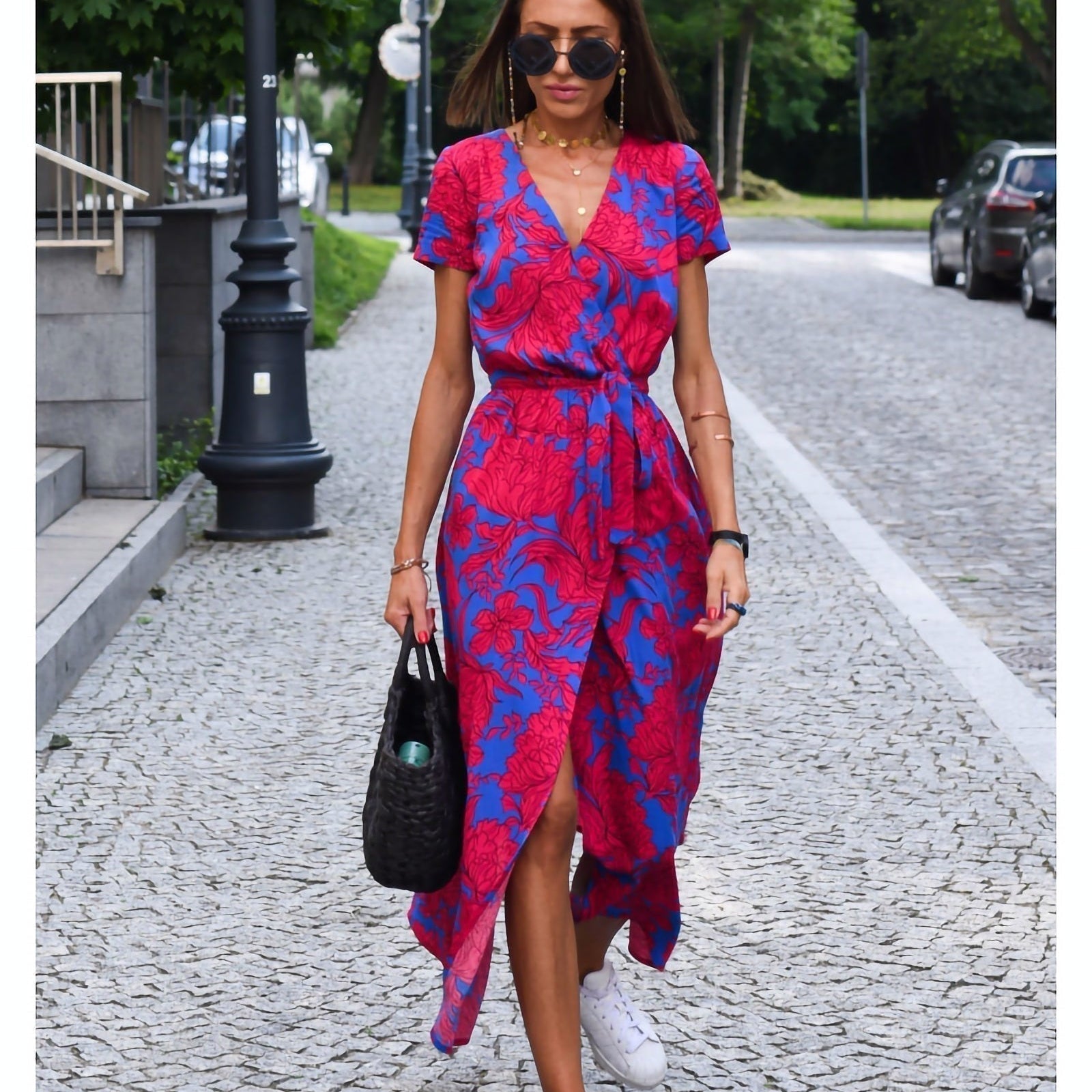 Anna™ Vestido para mujeres con estampado floral primavera/verano