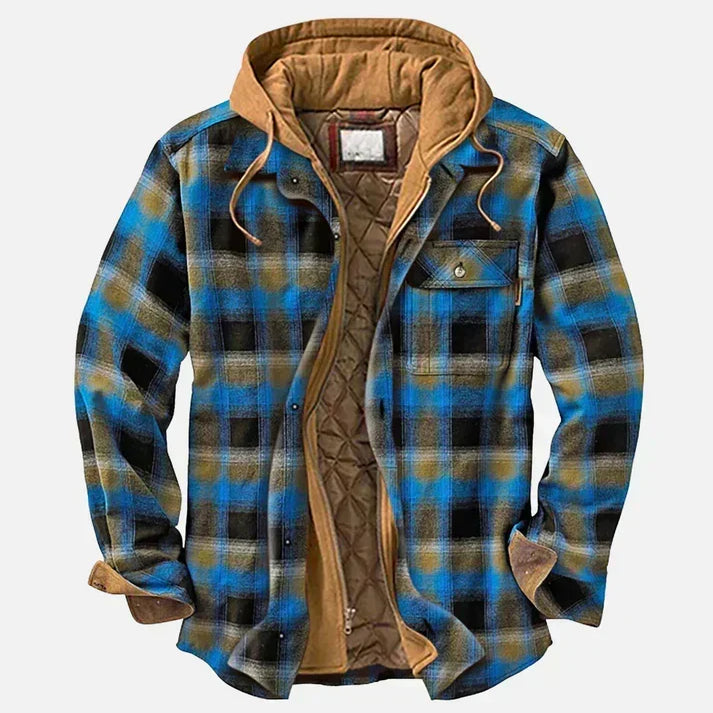Roger - Chaqueta patchwork a cuadros