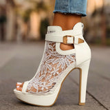 Liliana - Absatzschuhe mit Spitze