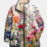 Gepolsterte Jacke Blumen der Felder Manon