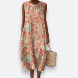 Elis - Vestido vintage de flores