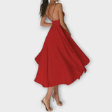 Ailana - Vestido de mujer con escote en V profundo