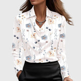 Sylvie | Blusa de Lujo con Escote Plisado