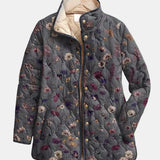 Wattierte Jacke Trockenblumen Nathalie