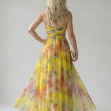 Isel - Vestido maxi de lujo