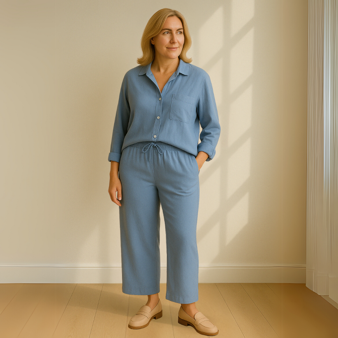 Yvonne™ | 2-delnog seta - Bluza i široke pantalone