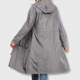 Julia | Abrigo Trench Estilizado con Capucha