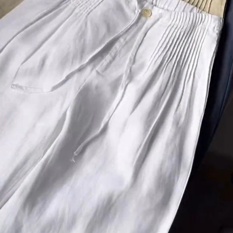 Zofia | Pantalones anchos de algodón ligero
