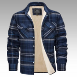 Tiago - Trucker-Jacke Streifen Fleece