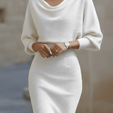 Lydia - Elegantes Midi-Kleid für jeden Tag