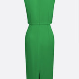 María™ | Elegante vestido midi con detalles drapeados
