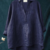Andrea | Elegante Leinenbluse für den Sommer