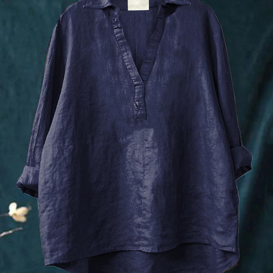 Andrea | Elegante Leinenbluse für den Sommer