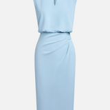 María™ | Elegante vestido midi con detalles drapeados