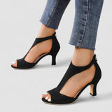 Camila - Absatzsandalen mit ausgeschnittenem Zehenbereich