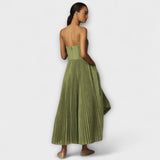 Marilyn - Vestido Midi de Tul con Diseño de Bustier