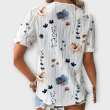 Emília - Bluse mit V-Ausschnitt