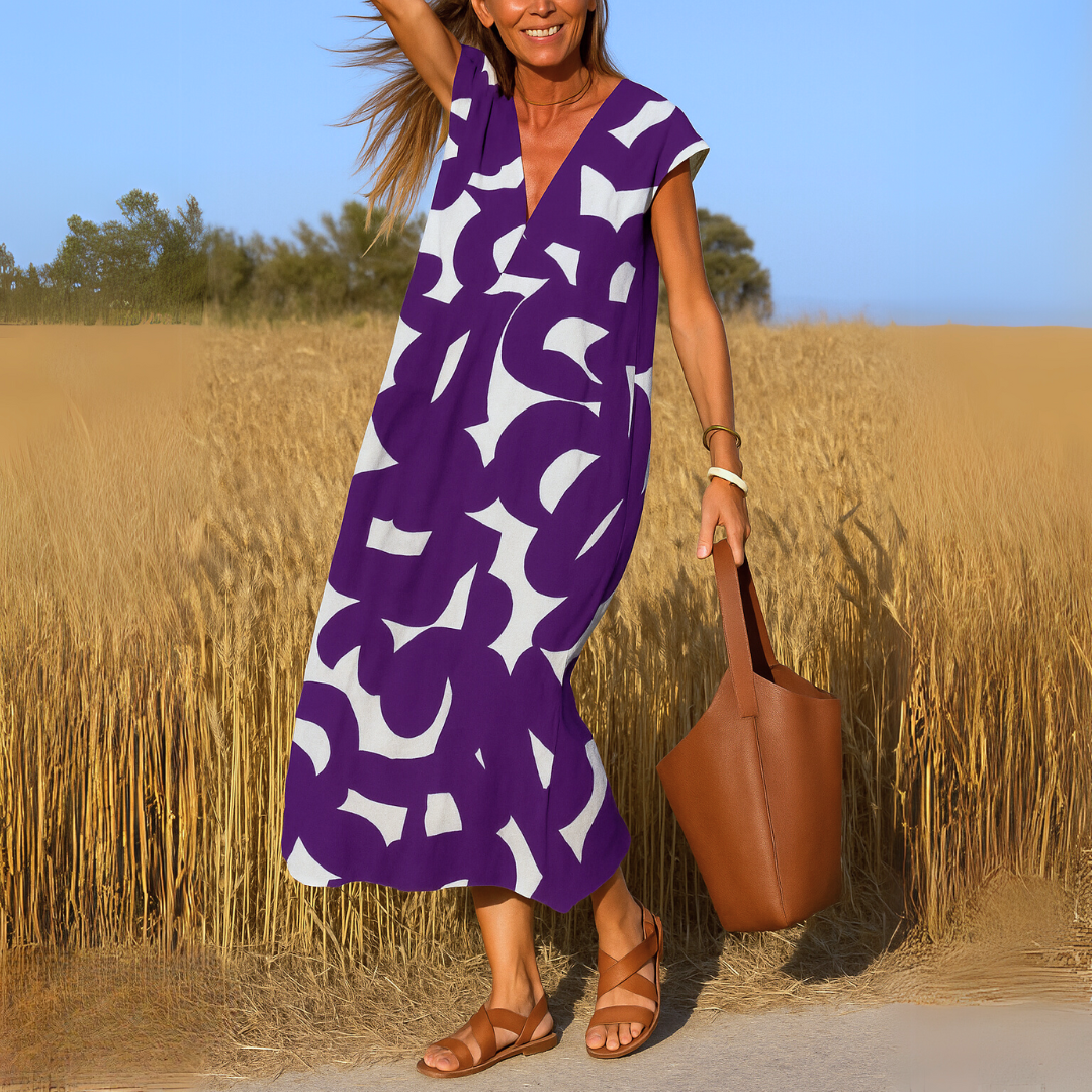 Magda - Vestido ligero con escote en V