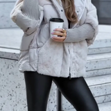 Ženska bomber jakna sa kapuljačom