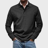 Eduardo - Luxuriöses Langarm-Polo