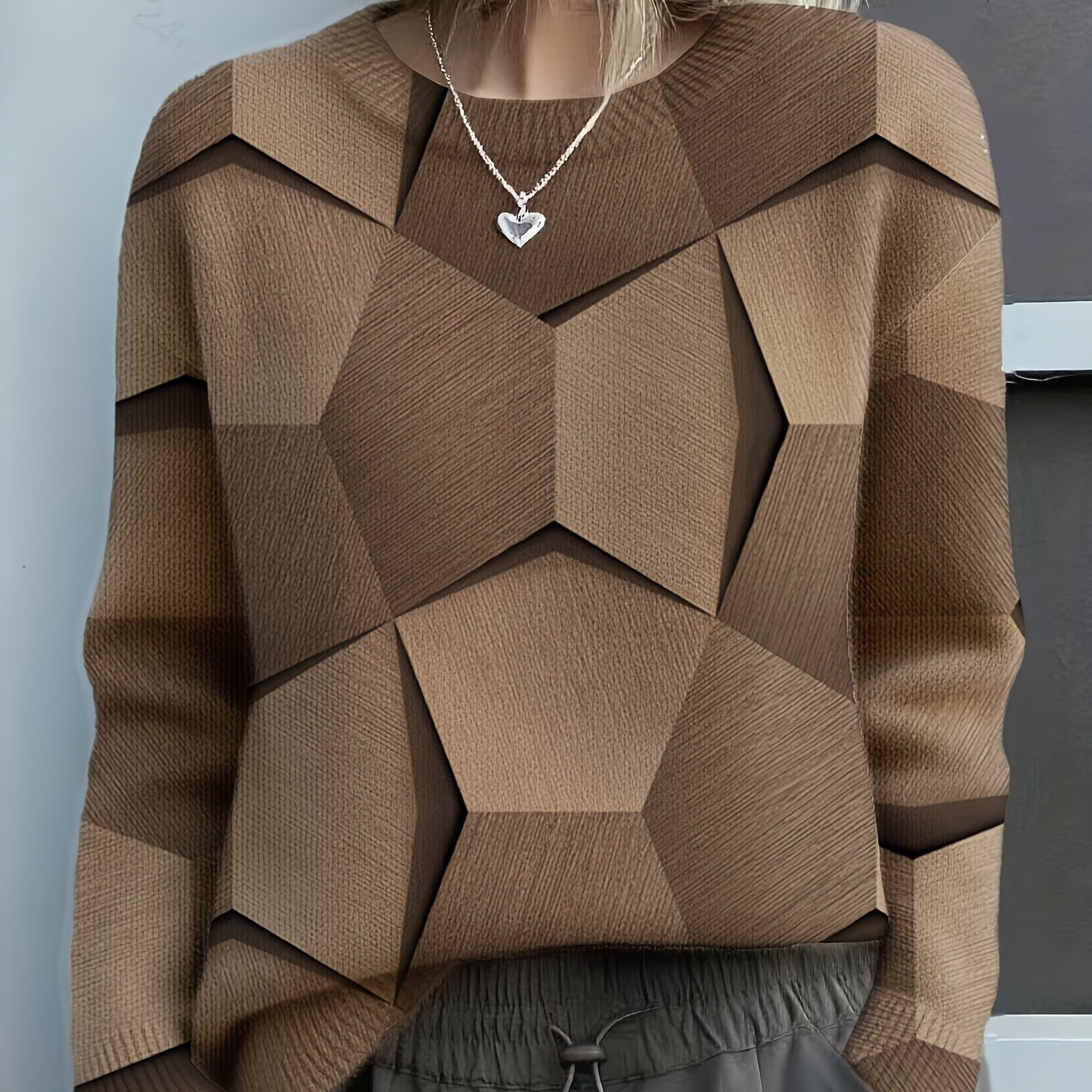 Lucia | Umetnička geometrijska dukserica