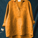 Andrea | Elegante Leinenbluse für den Sommer