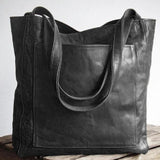 Elle - Klassische Schultertasche aus Leder