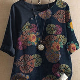 Katarina™ | Labava bluzica sa cvetnim uzorkom