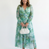 Camille | Maxikleid mit langen Ärmeln und Blumenmuster