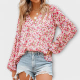 Remi - Blusa femenina de mangas largas