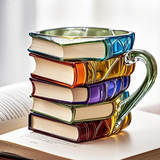 Taza artística en 3D "Aurora – Tema de libros"