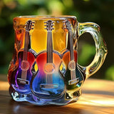Taza artística en 3D "Guitarra"