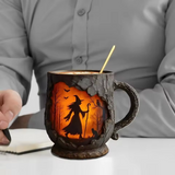 Taza 3D "Halloween – Bruja"