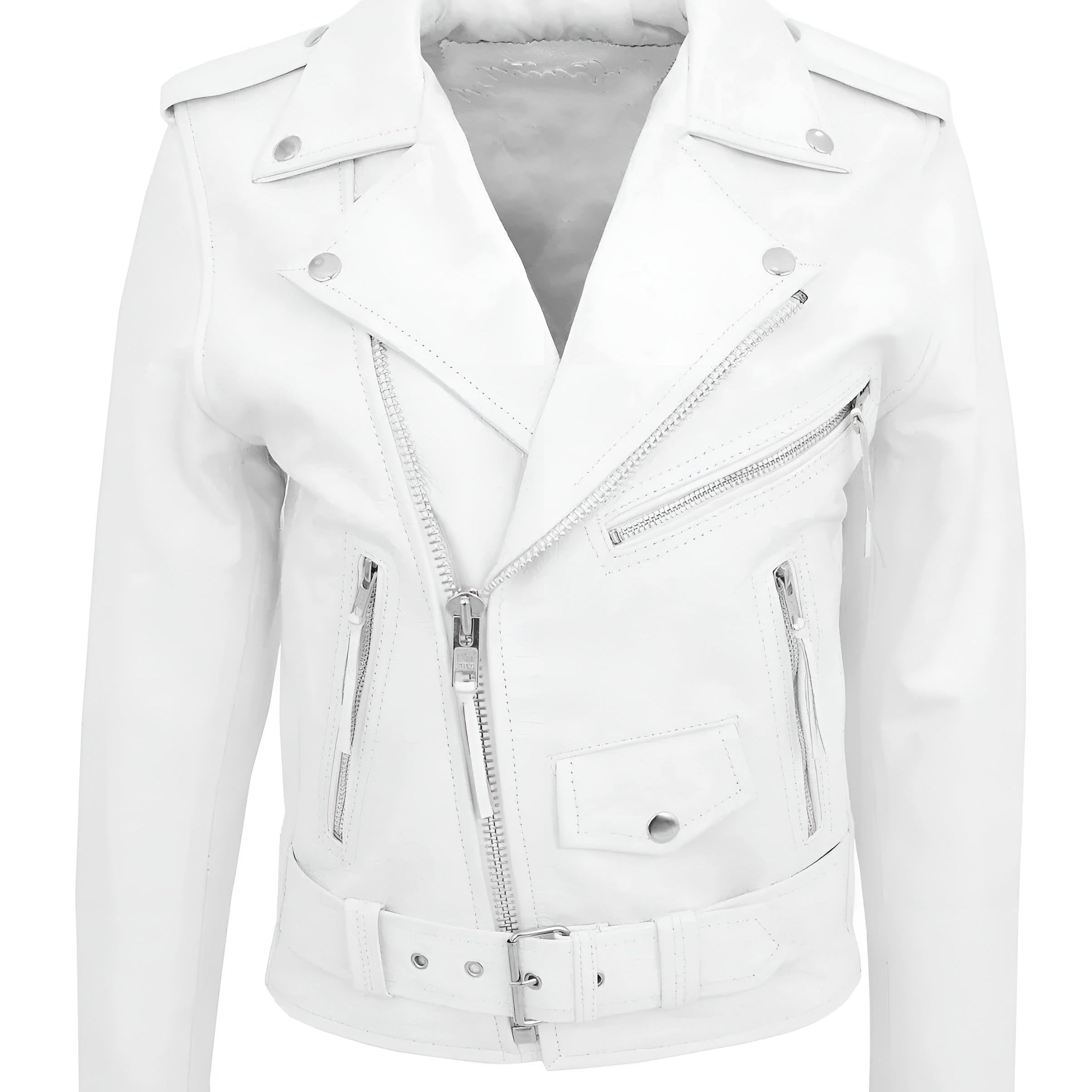 Austin™ | Chaqueta de cuero clásica para motociclistas