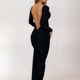 Agathe | Elegantes Kleid mit tiefem Rückenausschnitt