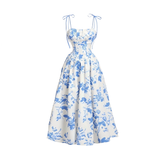 ROSALIE – Vestido cami floral francés con lazo en los hombros