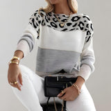 Sara | Suéter Casual con Patrón de Leopardo