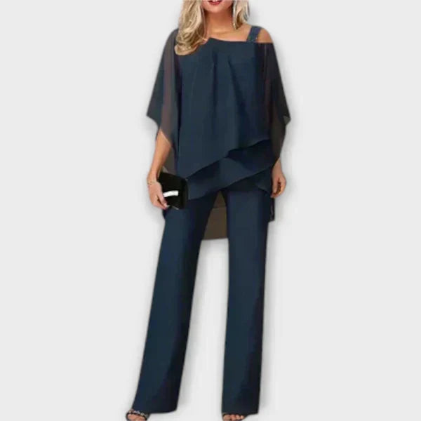 Conjunto de chiffon para la noche