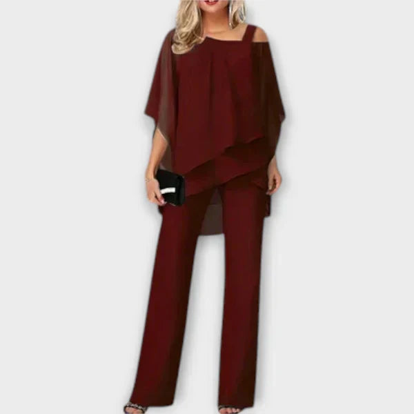 Conjunto de chiffon para la noche
