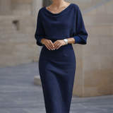 Lydia - Elegantes Midi-Kleid für jeden Tag