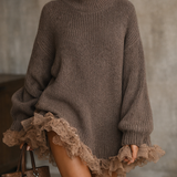 Olivia™ | Pletena haljina sa volanima