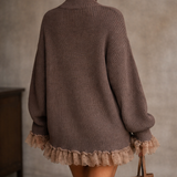 Olivia™ | Pletena haljina sa volanima