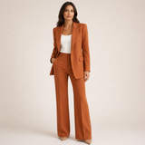 Vanessa - Conjunto Elegante con Pantalones Amplios