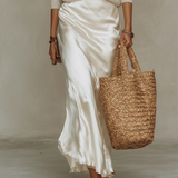 Solène - Vestido slip y combinación de tejido