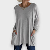 Aelira | Camiseta Casual de Manga Larga