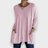 Aelira | Camiseta Casual de Manga Larga