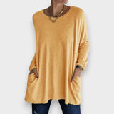 Aelira | Camiseta Casual de Manga Larga