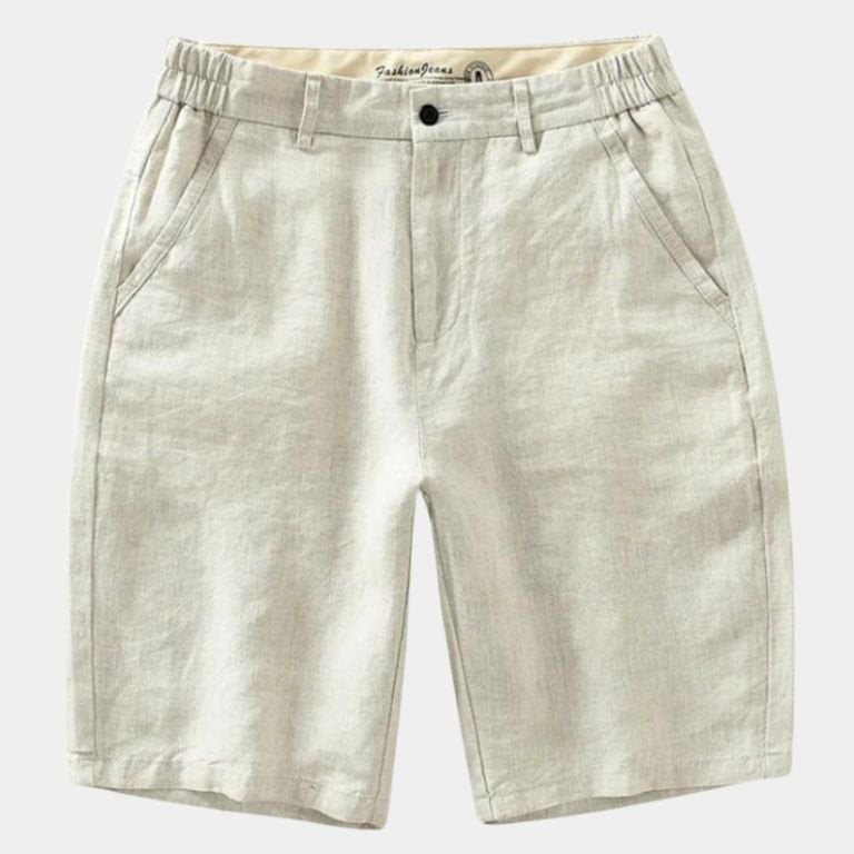Felix™ | Pantalones Cortos de Lino Horizonte Azul