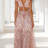 Isadora - Vestido Duga con escote y mangas fruncidas